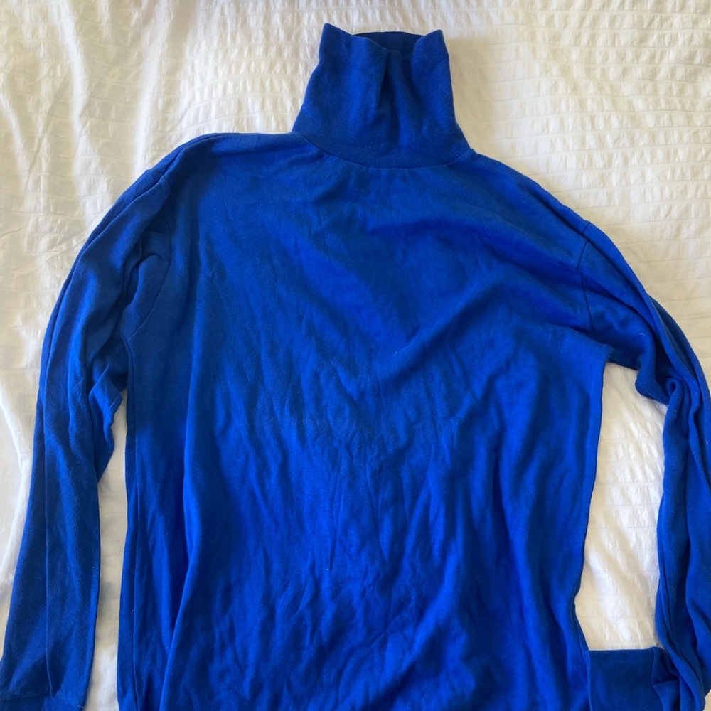 Blue Turtle Neck